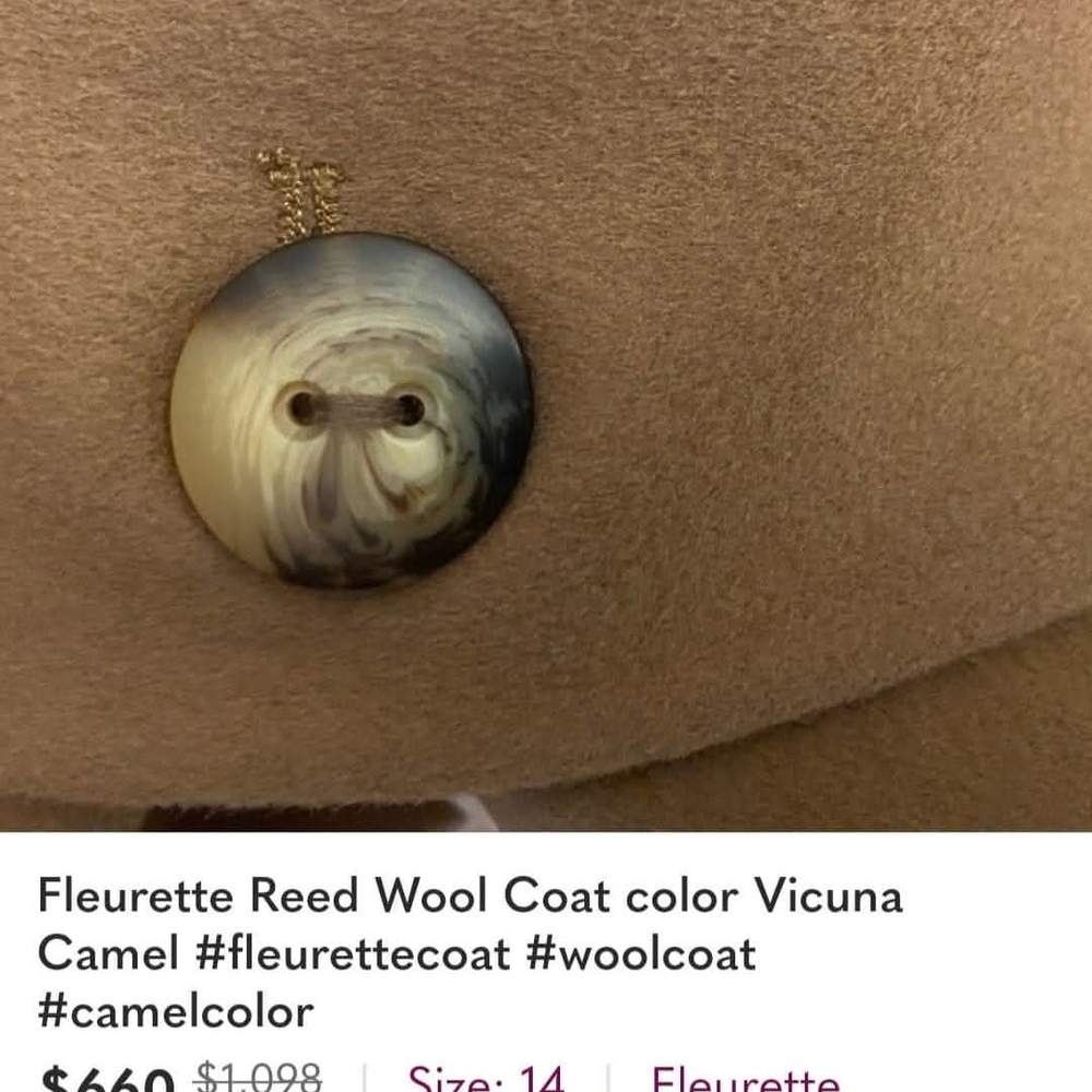 Women's Camel Wool Coat